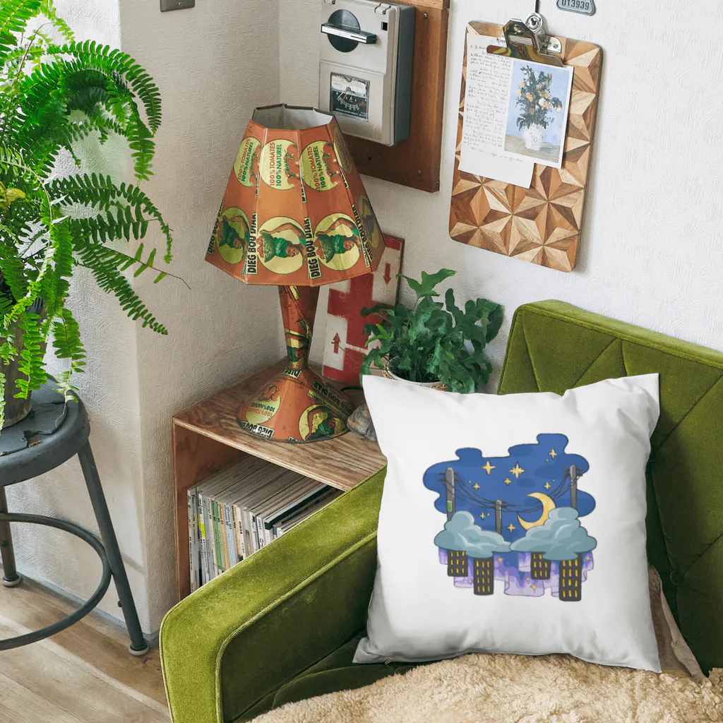 星川屋さんのよる Cushion