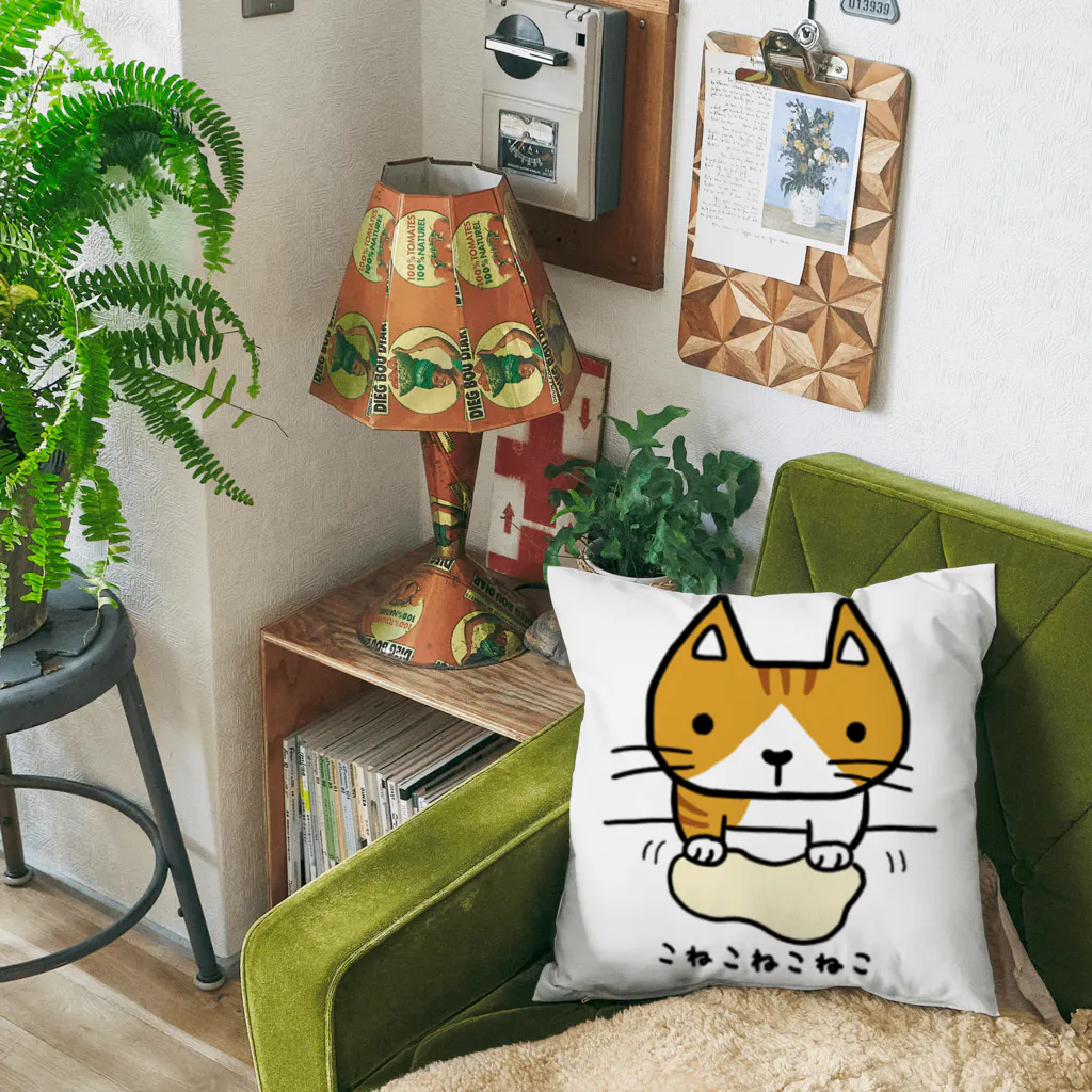 こねこねこねこのこねこねこねこ(白茶トラ) Cushion