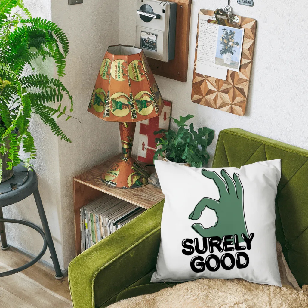 SURELY GOOD / GOOD VIBES CATS ( omonishufu )のクッション通販