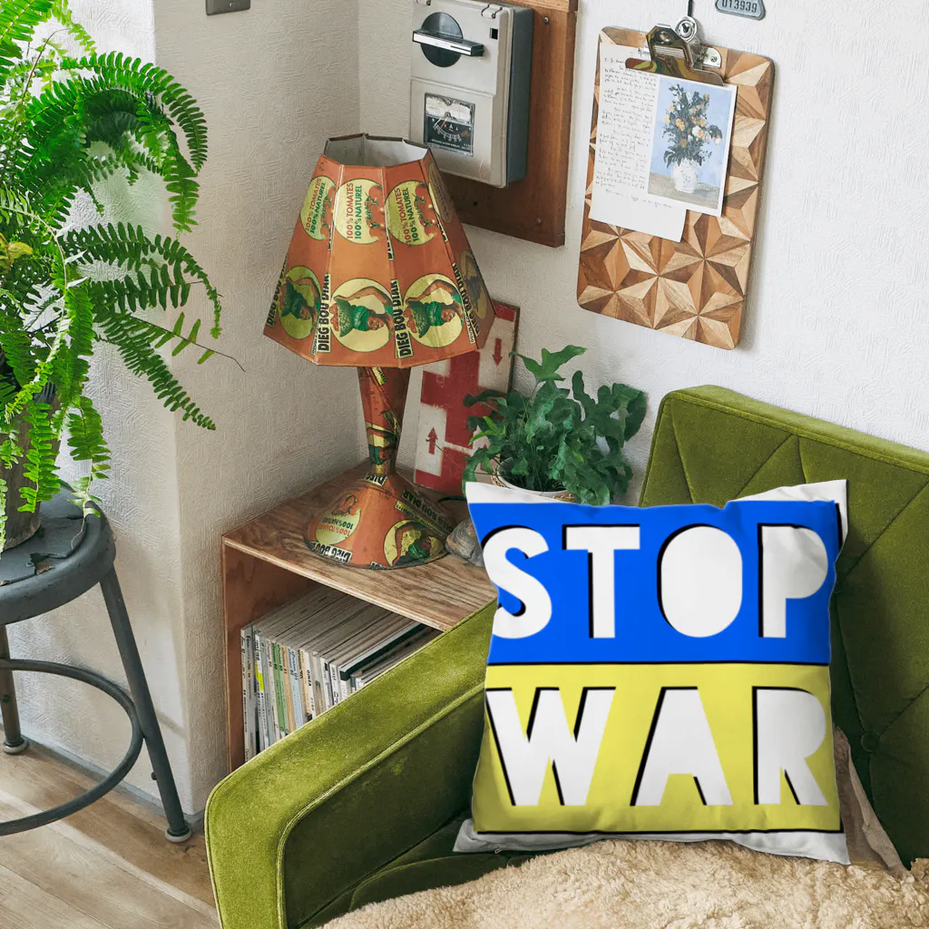 LalaHangeulのSTOP WAR クッション