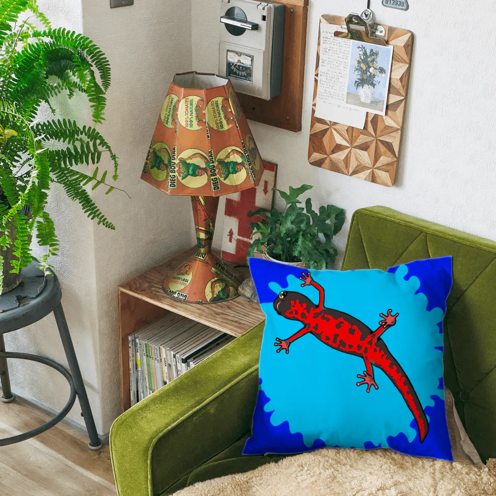 LalaHangeulのアカハライモリさん　文字無し Cushion