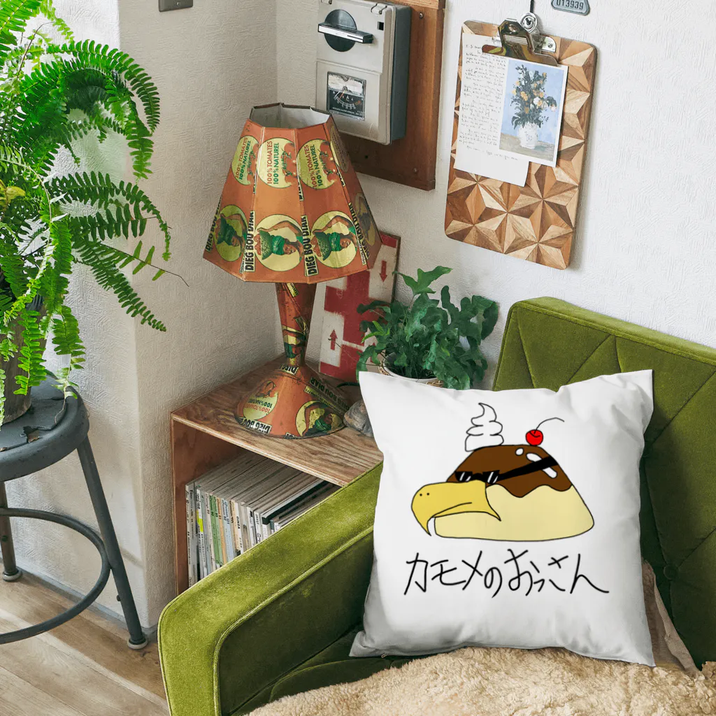 カモメのおっさんのプリンなカモメのおっさん Cushion