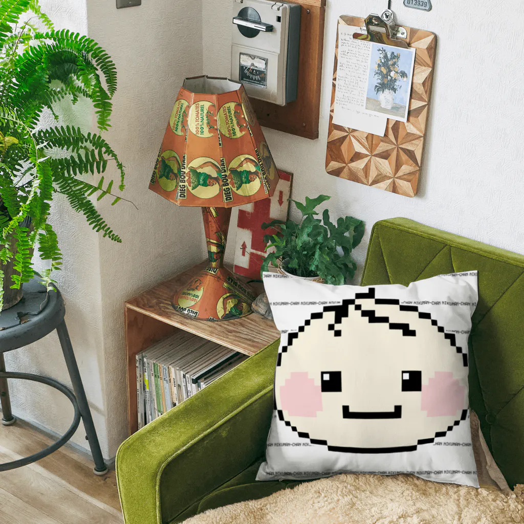 スマイルスタイルのドット絵風 肉まんちゃん Cushion