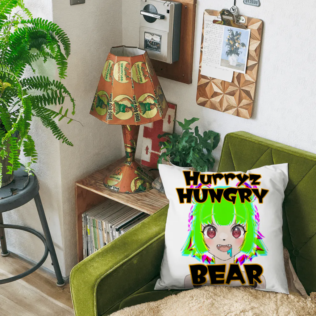 Hurryz HUNGRY BEARのHurryz HUNGRY BEARギャル☆ クッション