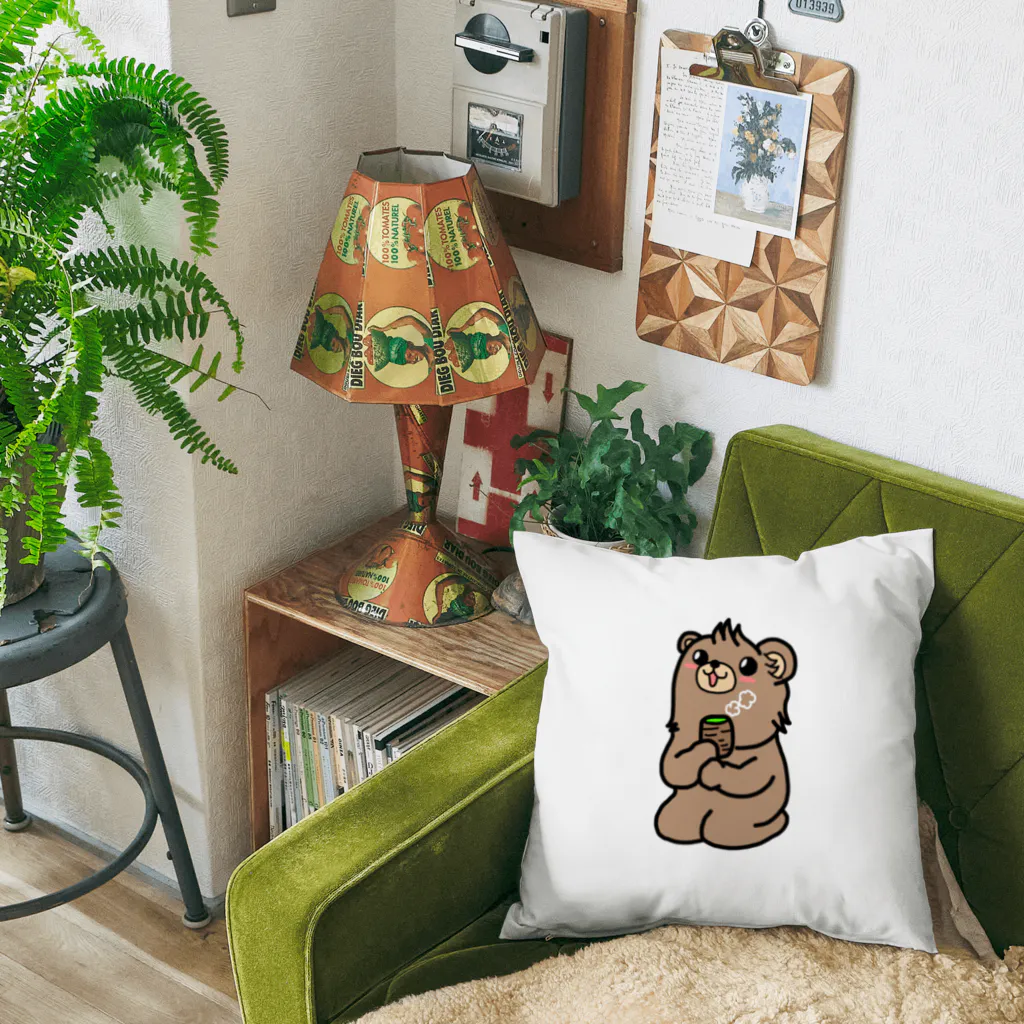 トホクマッチ🐻のトホクマッチ🐻いっぷく🐻 Cushion