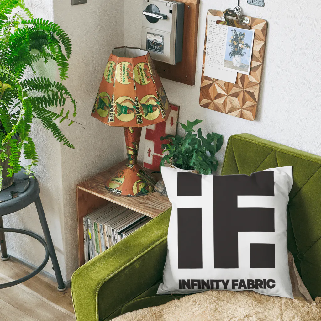 -iF-のinfinity fabric logo Cushion