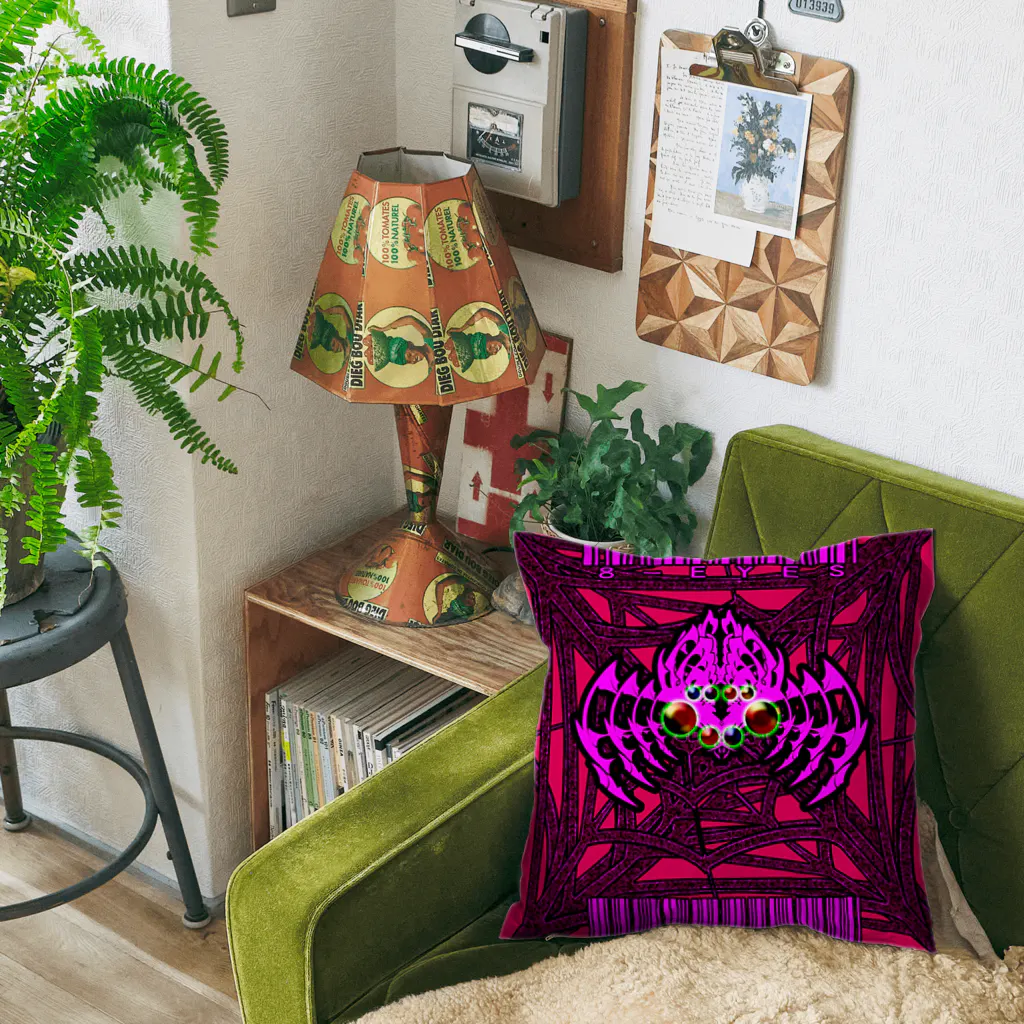 Ａ’ｚｗｏｒｋＳの8-EYES PINKSPIDER Cushion