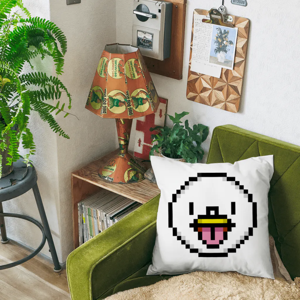 PITTEN PRODUCTSのPIXEL_FACE_01(BEE) Cushion