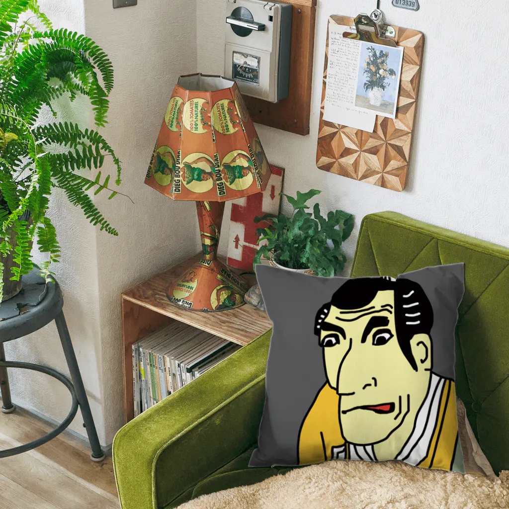 じゃぱにぃずぴぃぽぅの市川鰕蔵の竹村定之進 Cushion