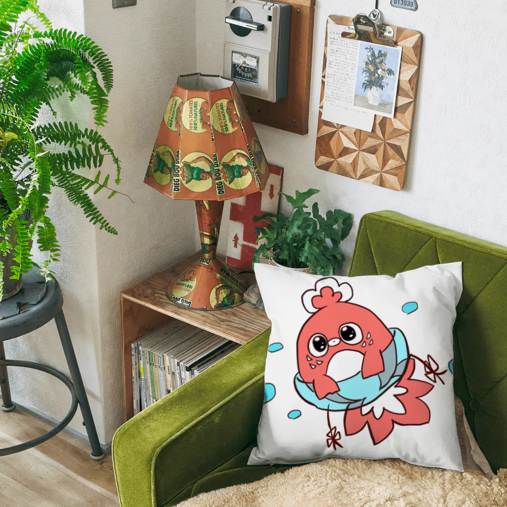 いかぴよshopの金魚のふうたん Cushion