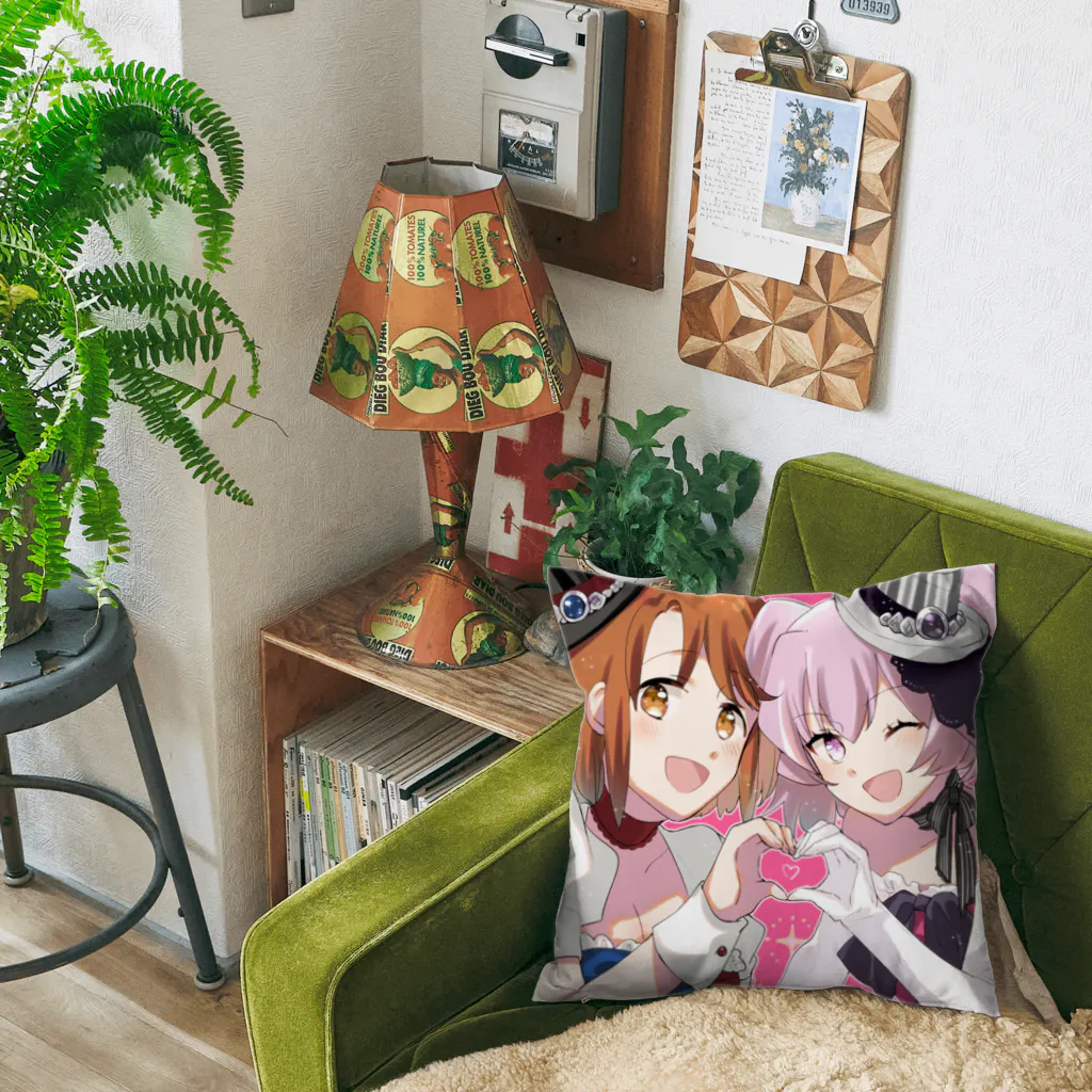 せきはらのお店のハッピーアイドルツインスター Cushion