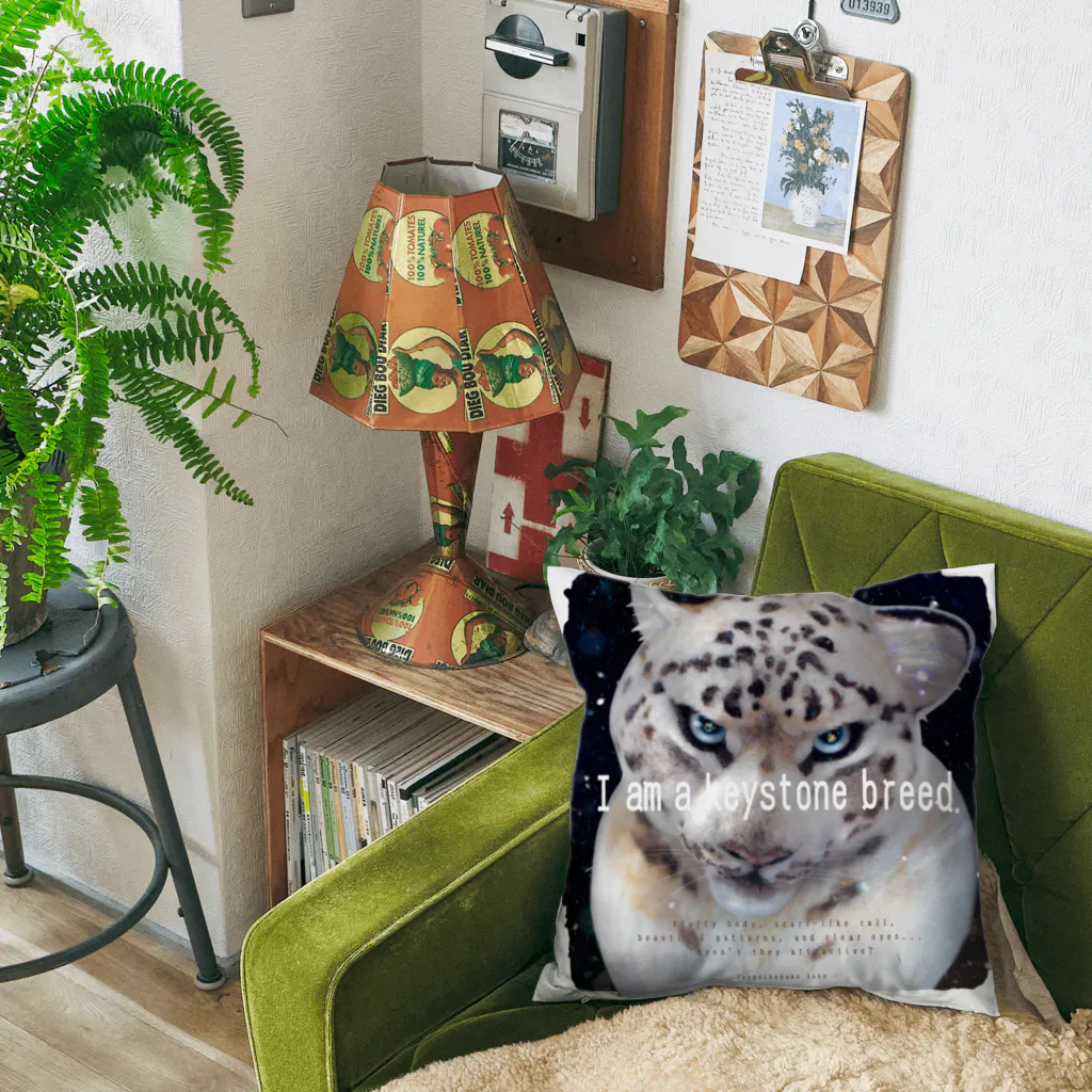 羊毛けだまkanaのI am a keystone breed. Cushion