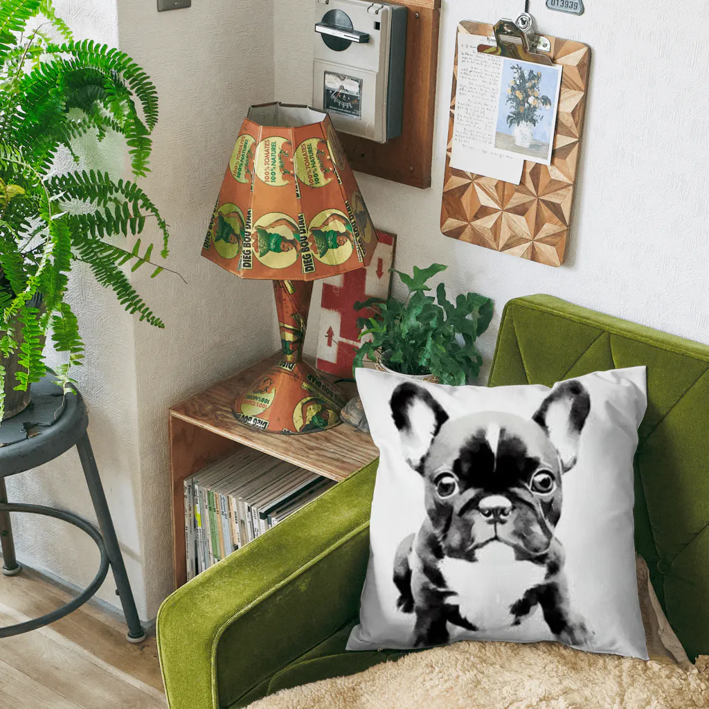 soramame1119のフレンチブルドックの仔犬グッズ Cushion