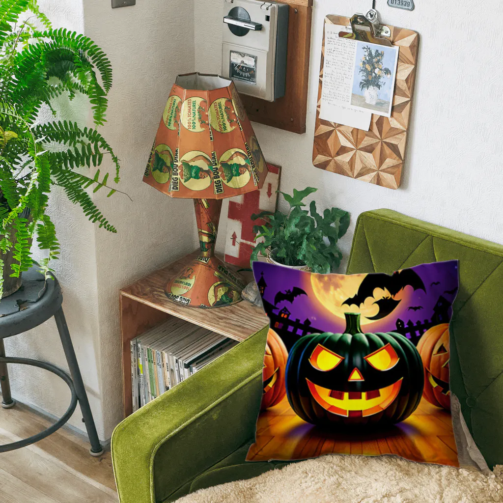 sou soul bankのハロウィン、カボチャ Cushion