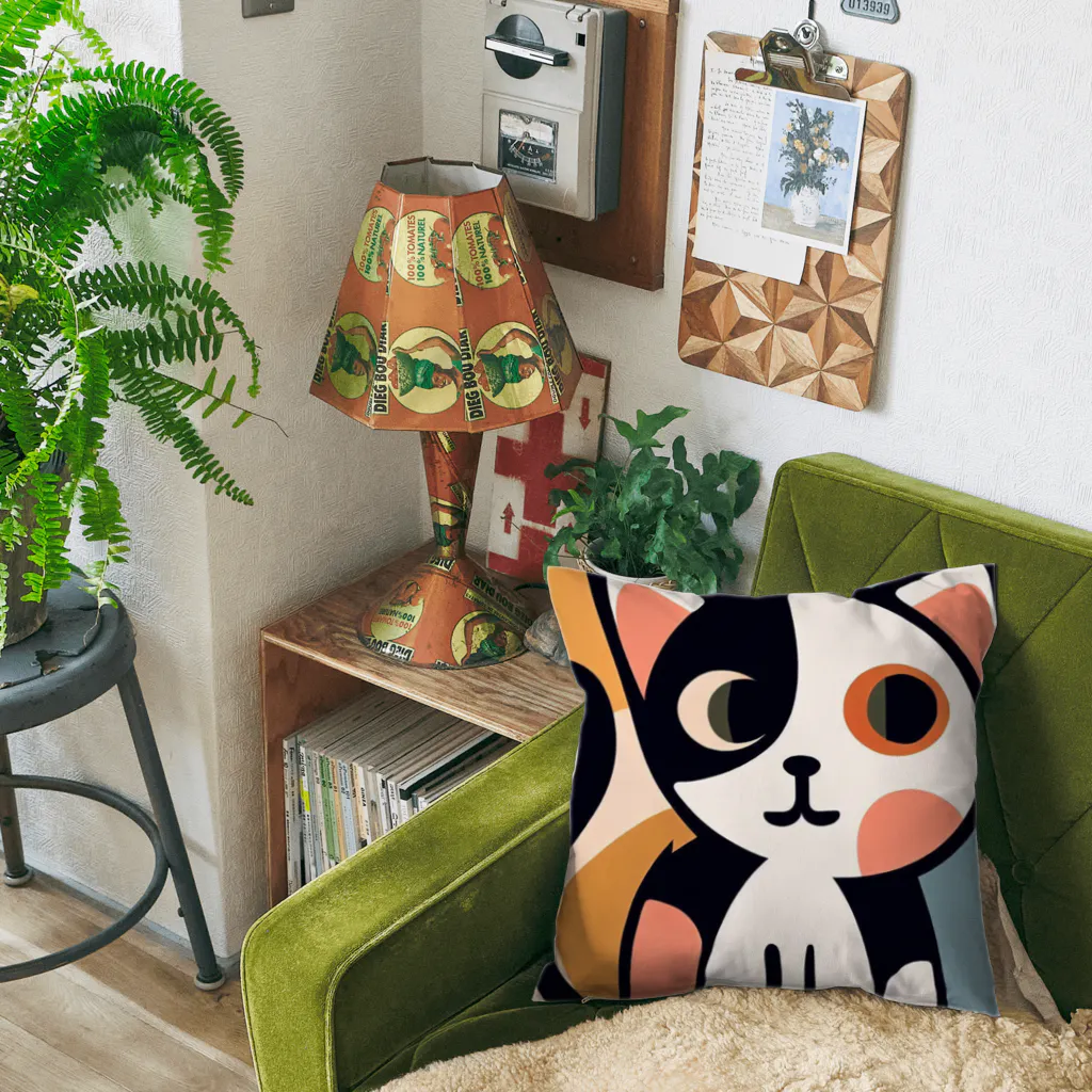 T2 Mysterious Painter's ShopのMysterious Cat Cushion