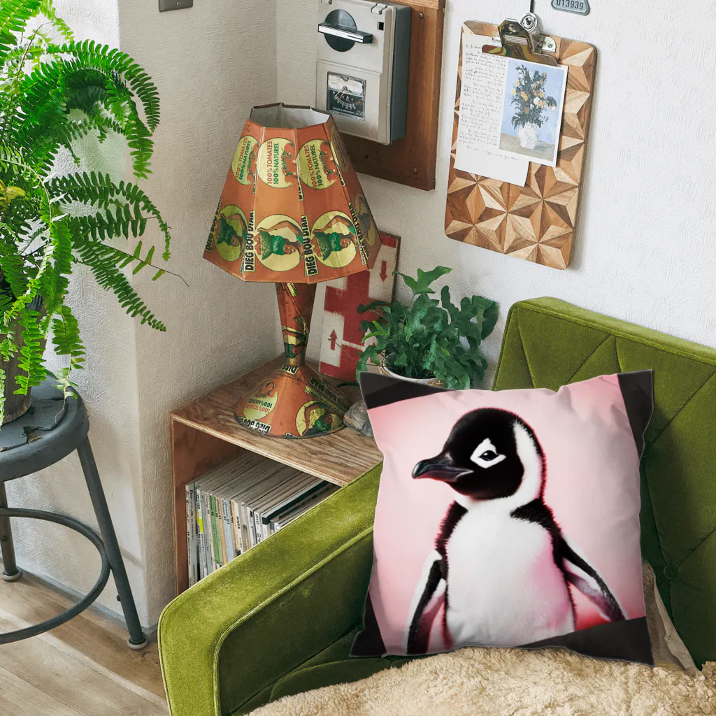 blackcofee12のペンギン赤ちゃん Cushion