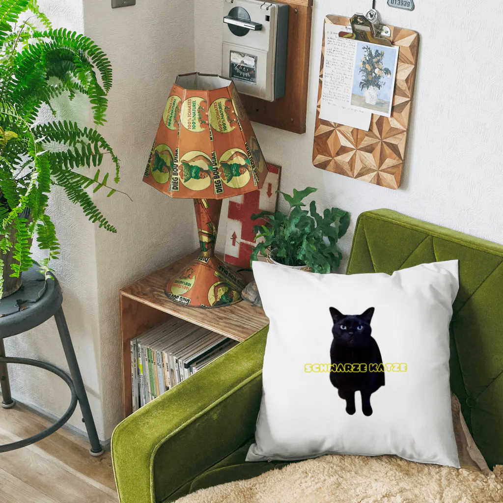 ZukinakoのSchwarze Katze(黒猫) Cushion