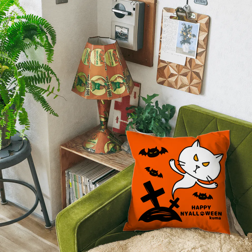 mkumakumaのニャロウィンそのさん５ Cushion