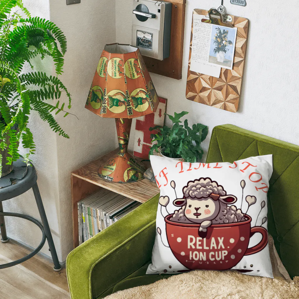 ピヨ爺の副業のほっとひとひつじ = めいと = Cushion