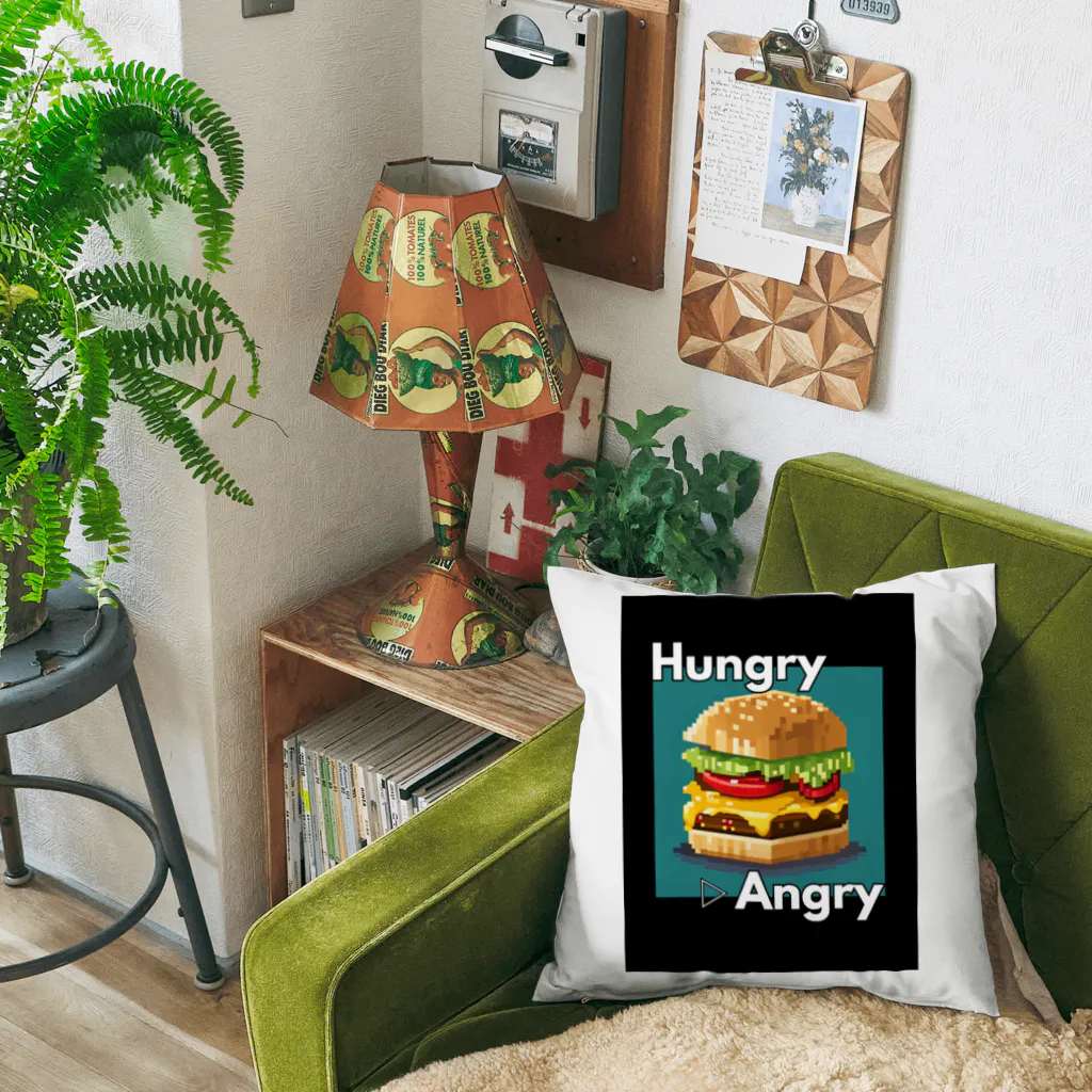 hAngryの【ハンバーガー】hAngry  Cushion