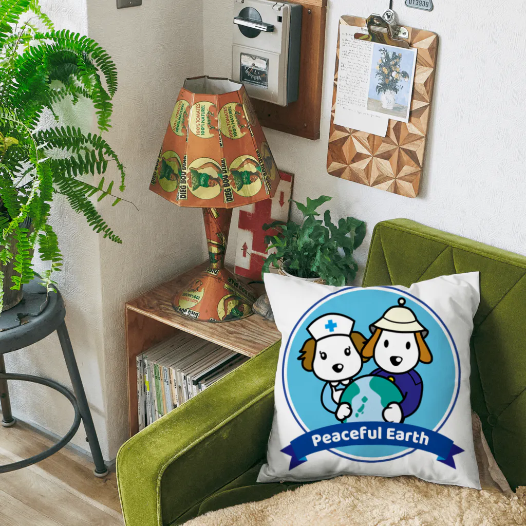 Link Creation online SHOPのPeaceful Earth Cushion