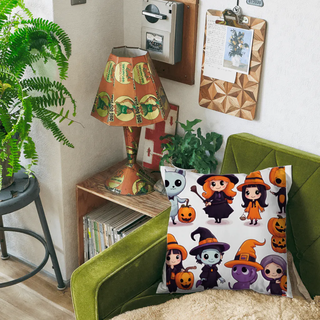 ワンダーワールド・ワンストップのたくさんのかわいいハローウィーンキャラクター② Cushion