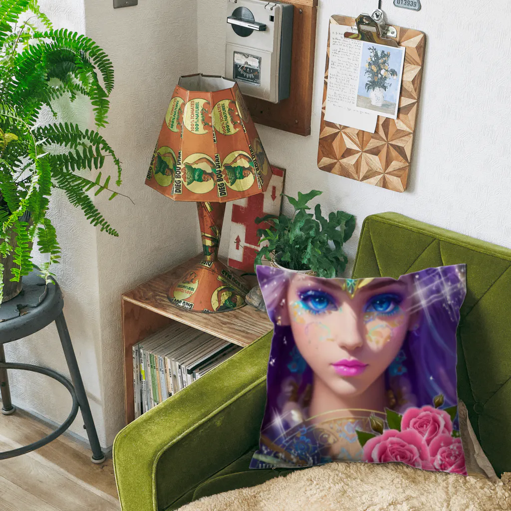 💖宇宙整体♪🌈♪こころからだチャンネル♪💖のuniversal mermaid Emilia Cushion