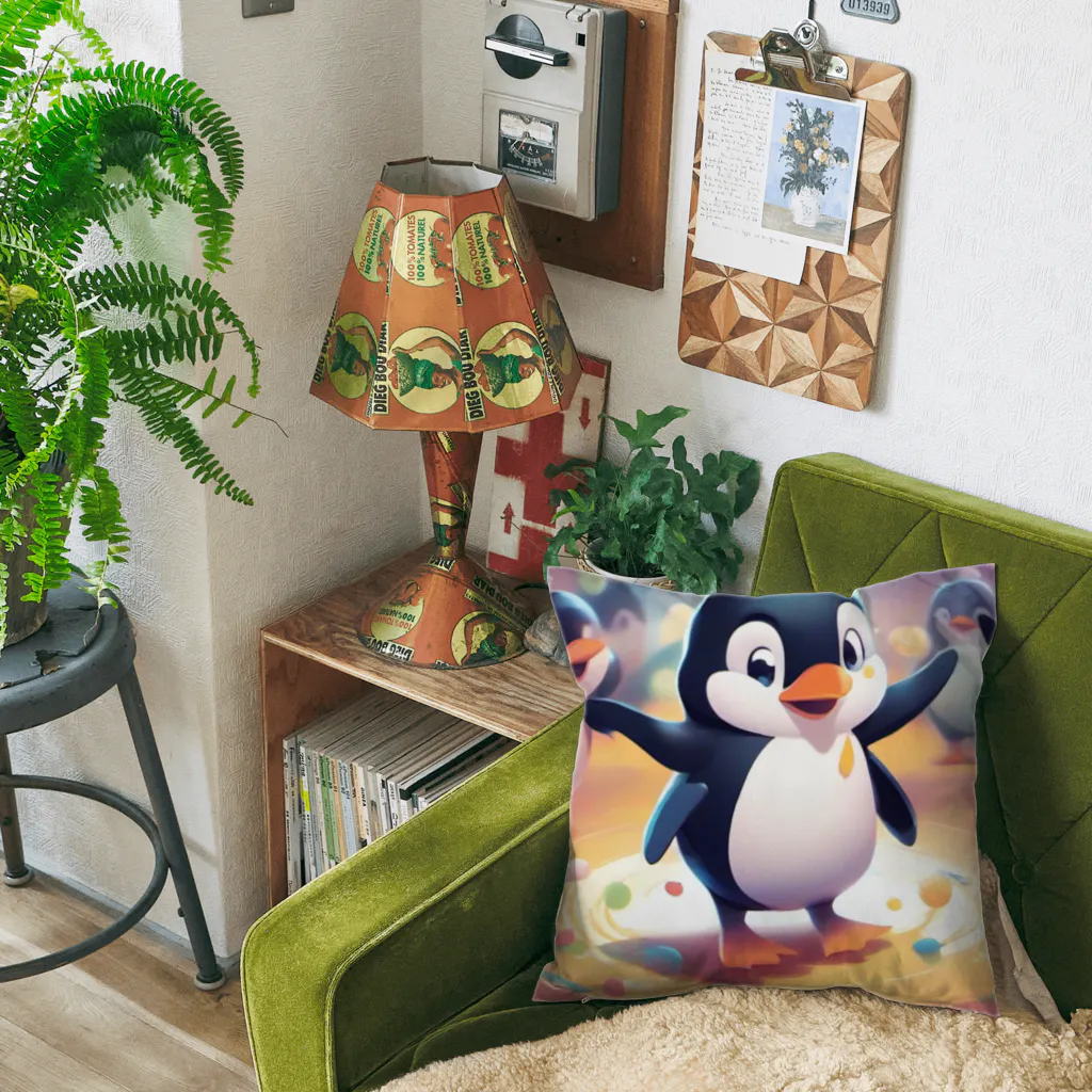 MistyStarkのペンギンダンス Cushion