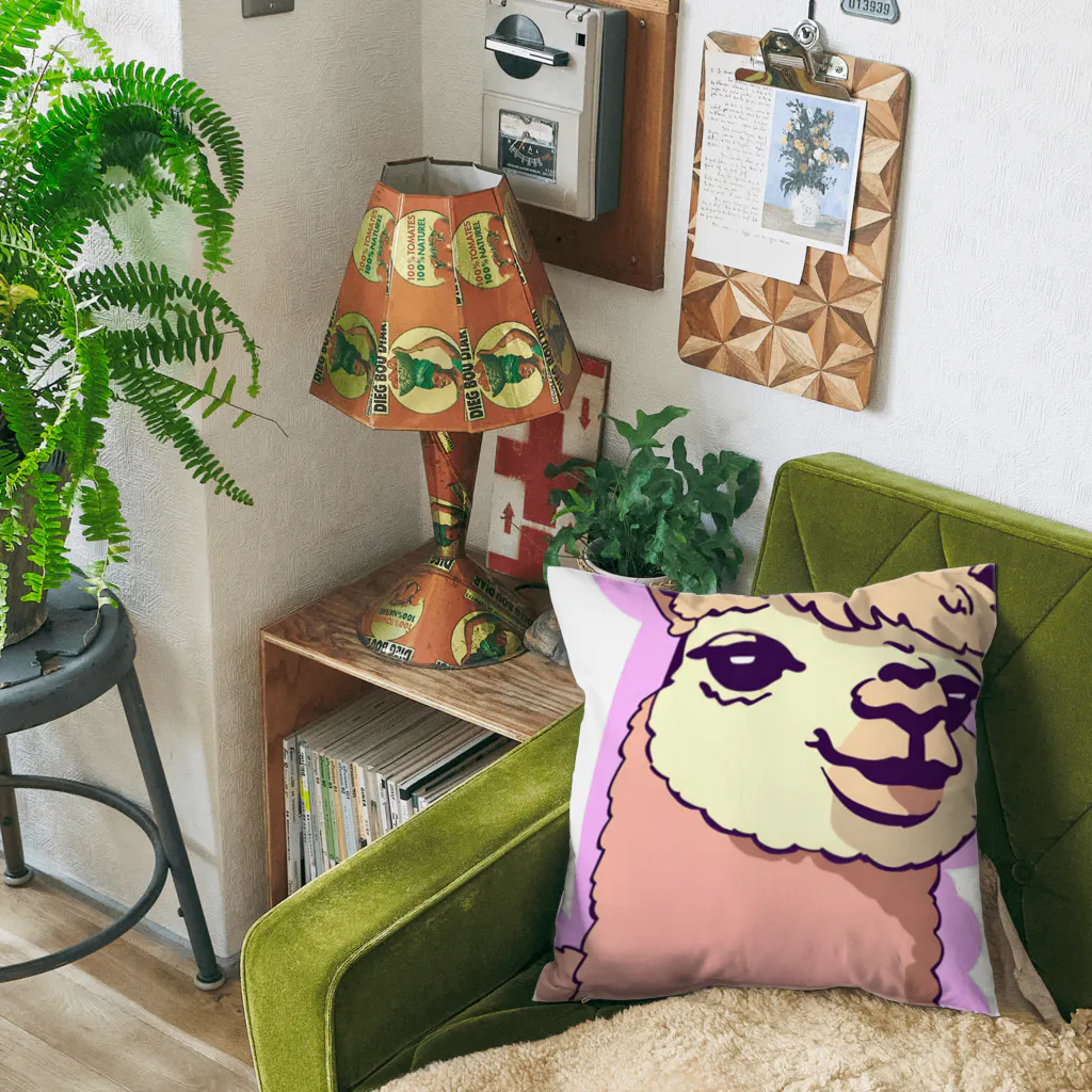 LIMEtimeの夢みアルパカ Cushion