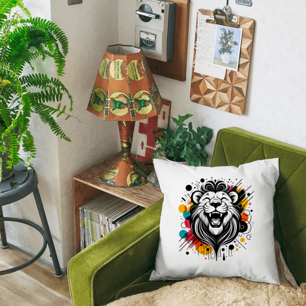 リトルスター・クローゼットの#laughing animal art Cushion