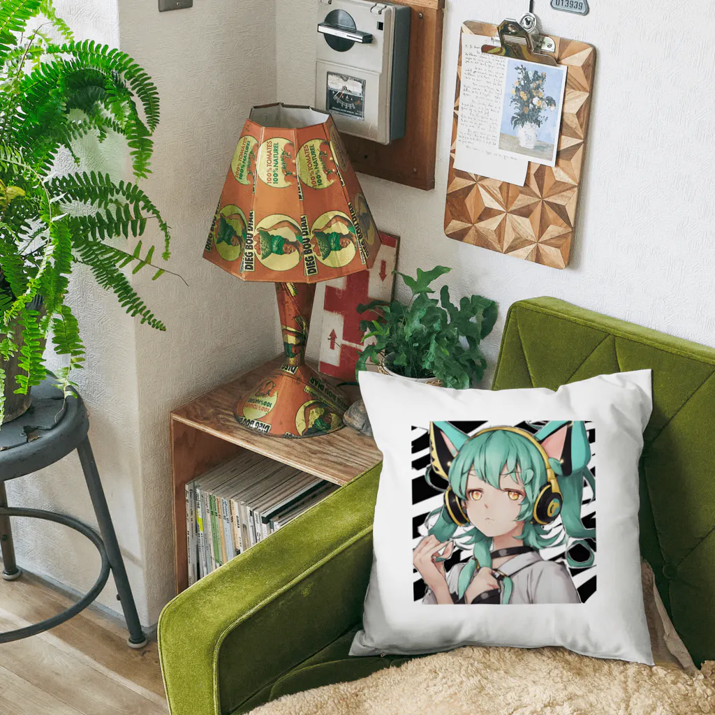 VOCALOID風な商品をのVOCALOID風 猫耳ちゃん Cushion