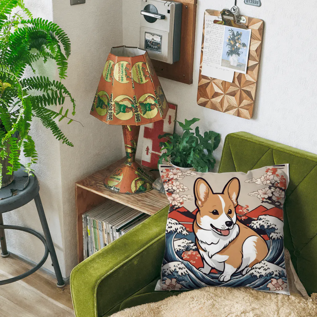 ただjapaneseなだけ🙌の絵巻の犬小町 2 Cushion