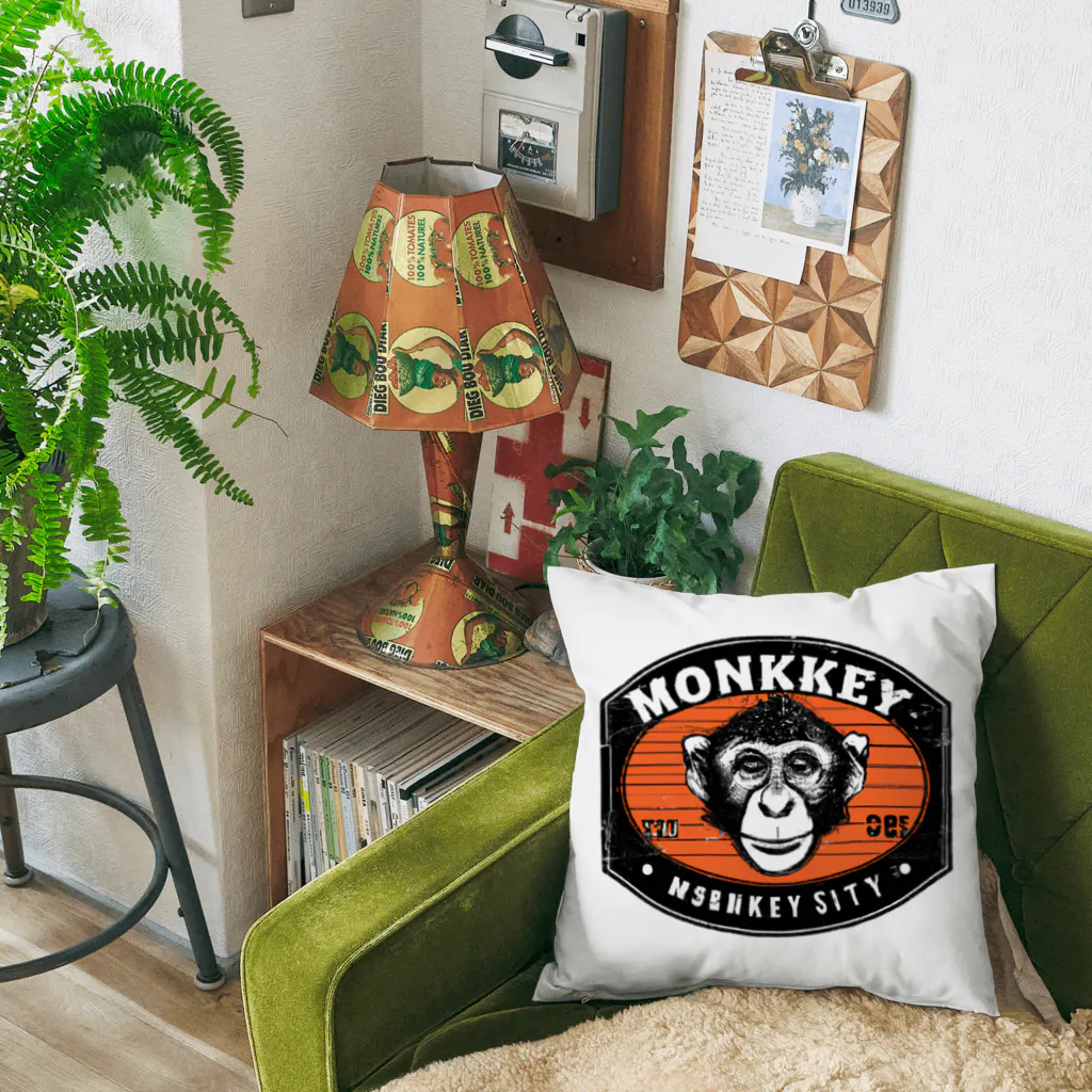 猿人★ロックの猿人ロック　ロゴ Cushion