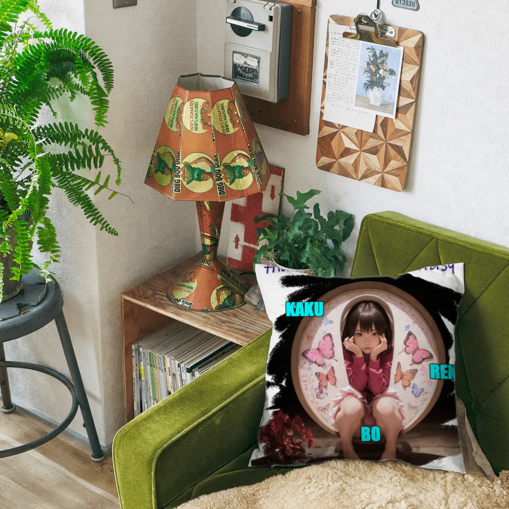 SORASIDER.MONO（そらさいだあ・どっと・もの）のかくれんぼ　Hide-and-Seek Cushion