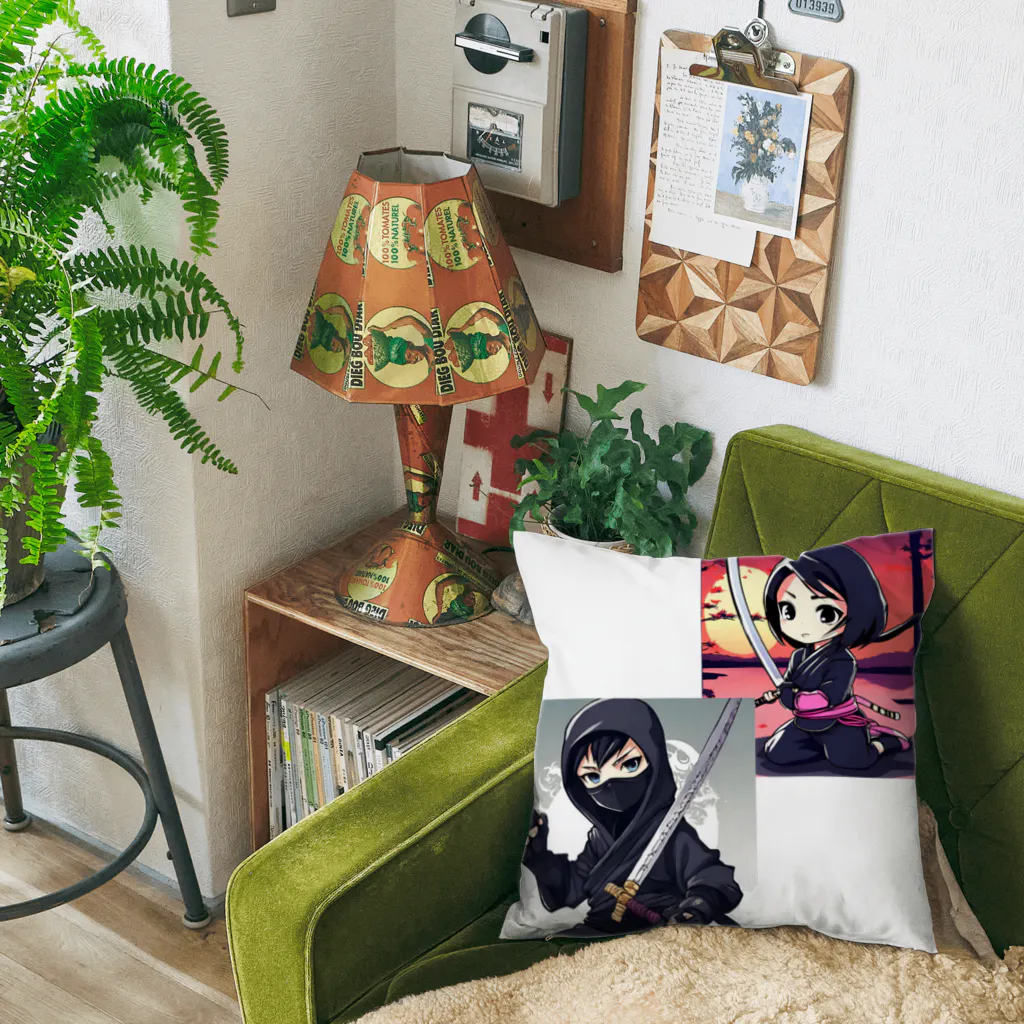 tyak35の忍者　くのいち Cushion