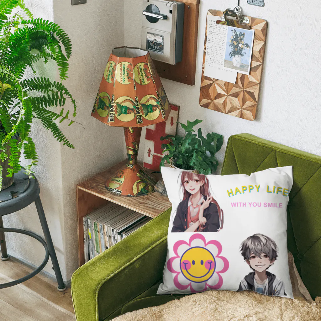 なっつ ふぁくとりーのSmile Cushion