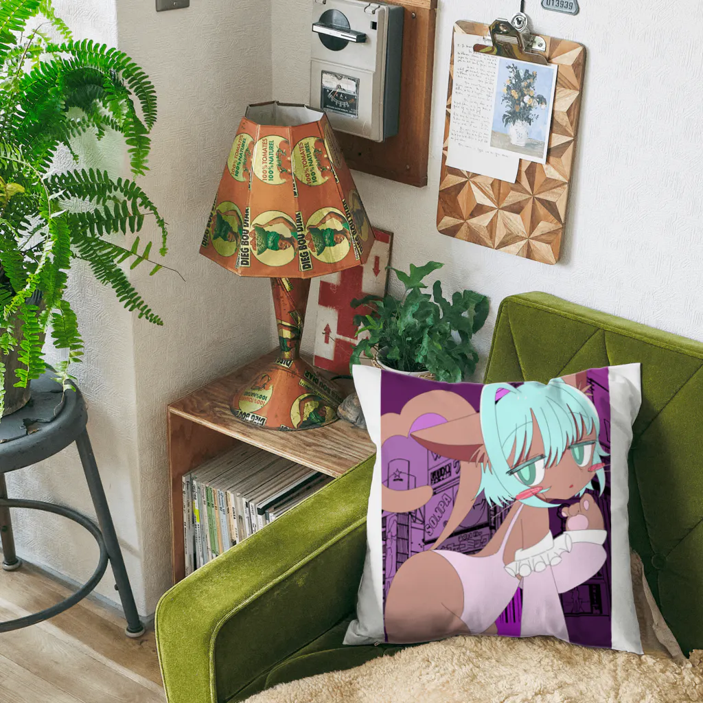 てぃえんみーのお店屋さん【甜味屋】の褐色ねこちのグッズ Cushion