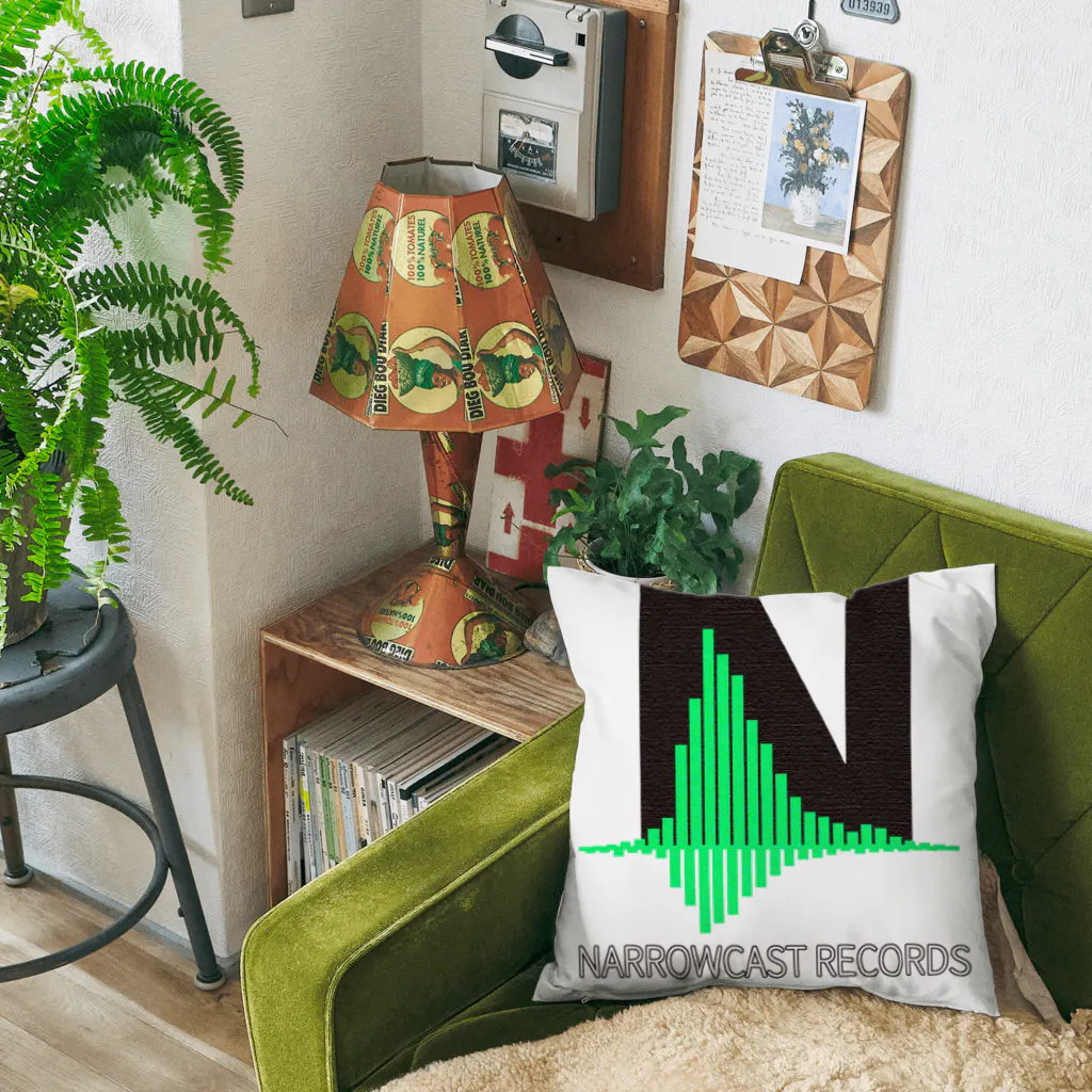 NARROWCAST RECORDSのNARROWCAST RECORDS ロゴ Cushion