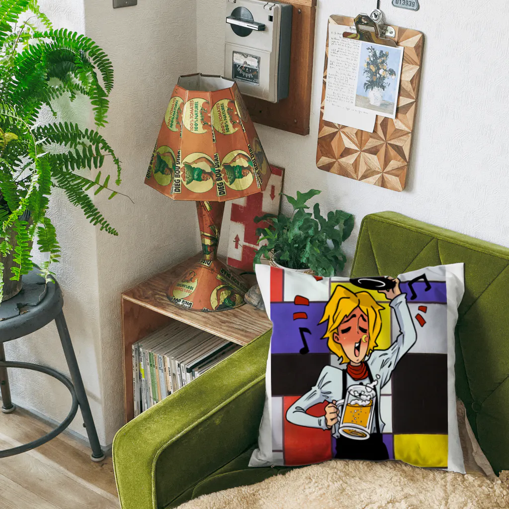 Studio L.O.Lの【酔いどれ】クラウン・スペード Cushion