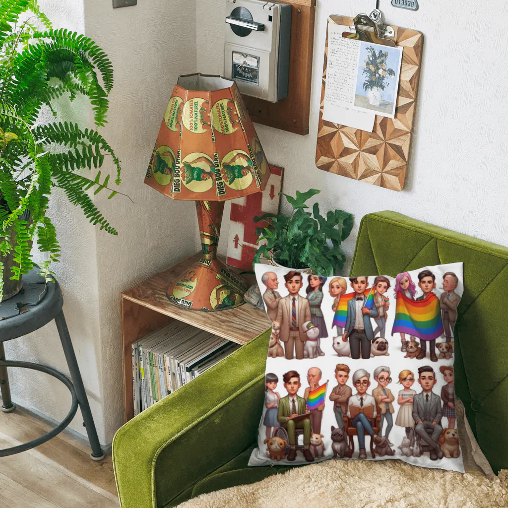 KyleのLGBTQサポート Cushion