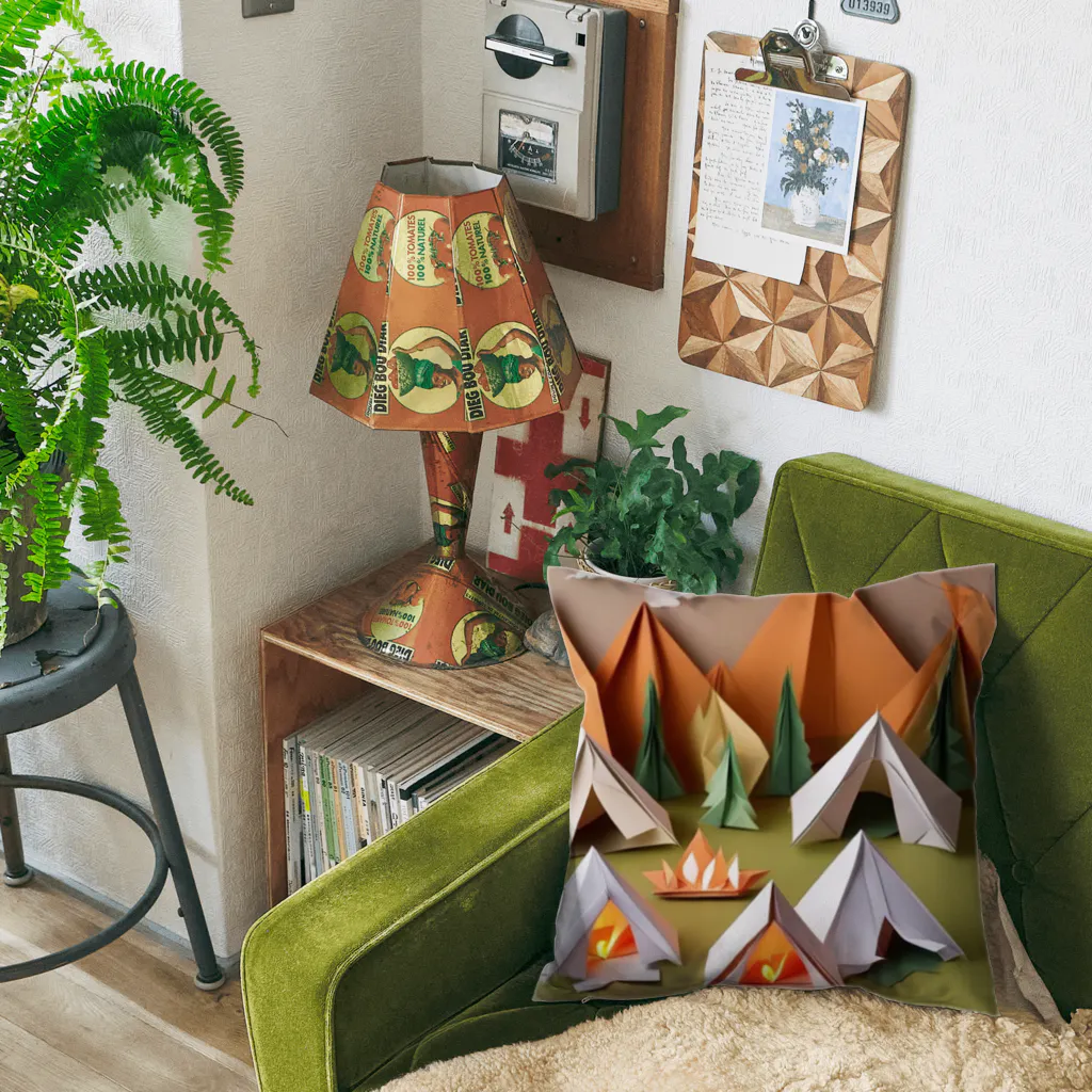 Forêt de Renardsのほっこりキャンプ Cushion