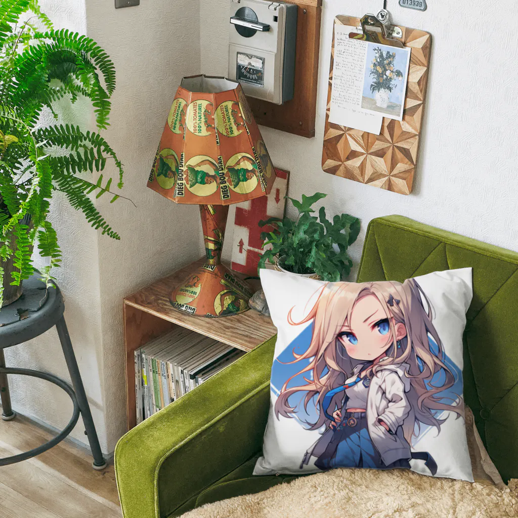 honoka_tの金髪ちびキャラ美少女 Cushion