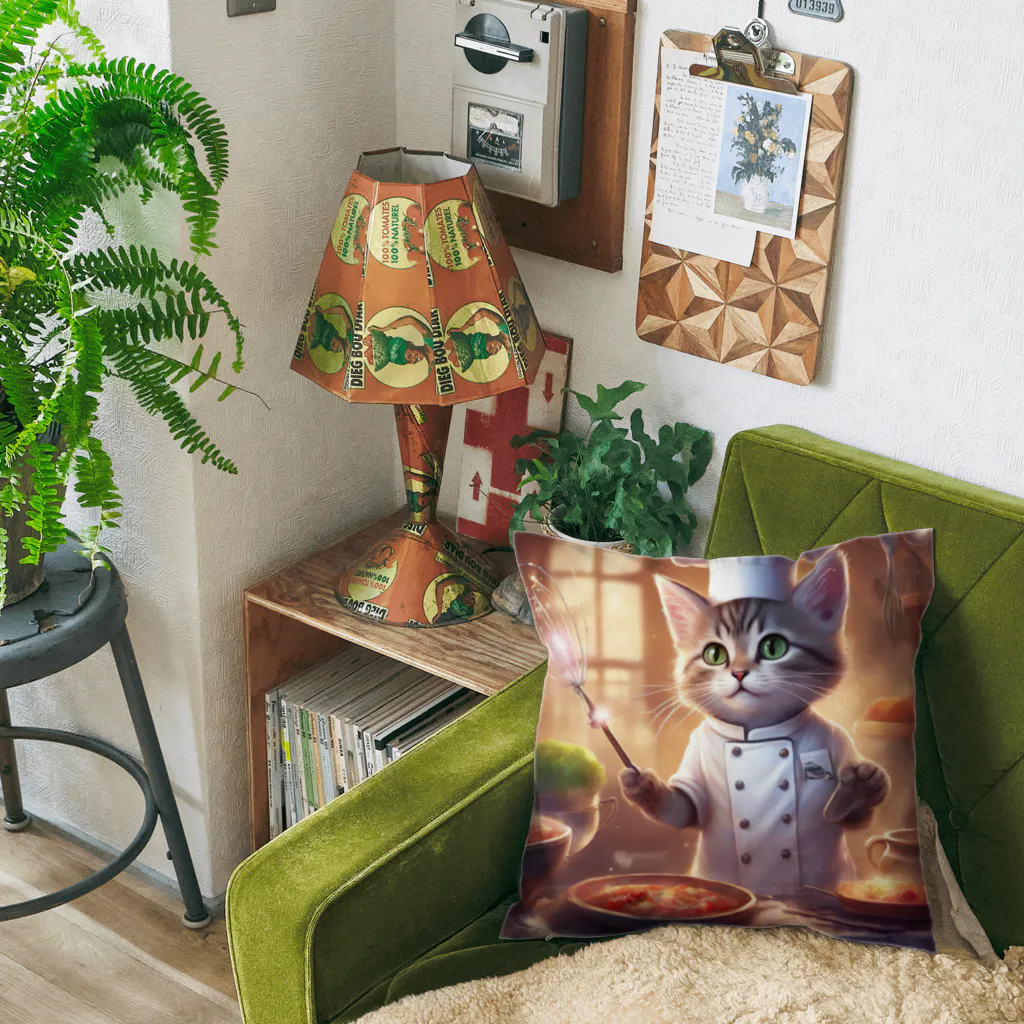 キャリーのcooking猫 Cushion