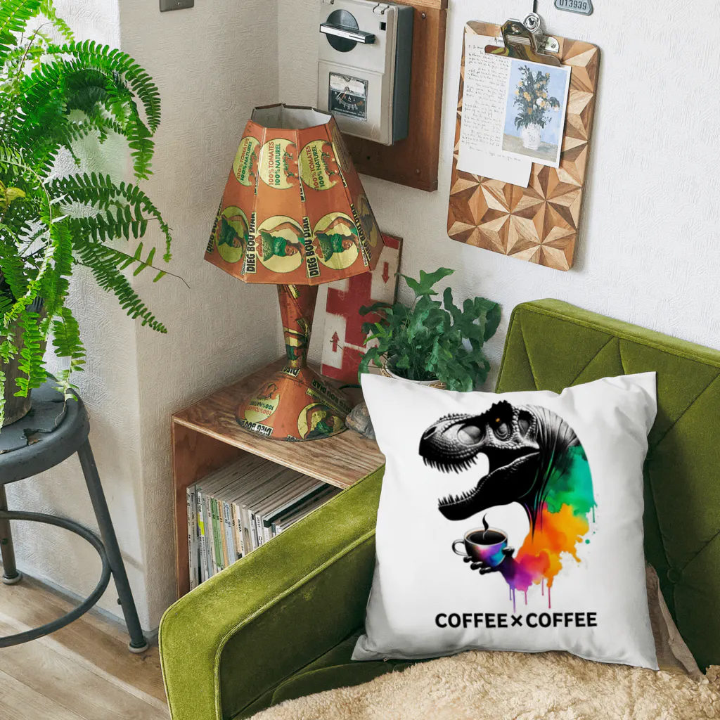 ディノアートラボ✴︎DINO ART LABの COFFEE×COFFEE Cushion