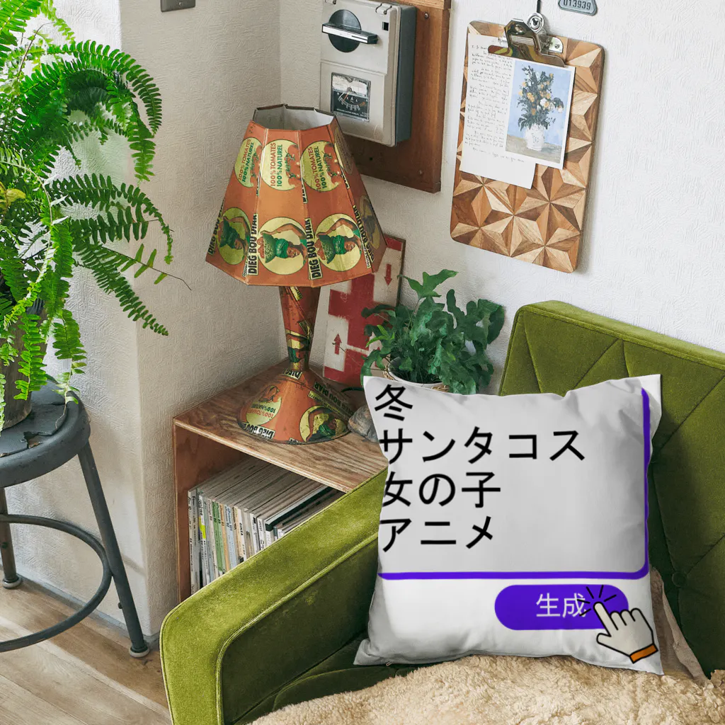 boboboboboの生成ボタンをタップすると・・・（冬１） Cushion