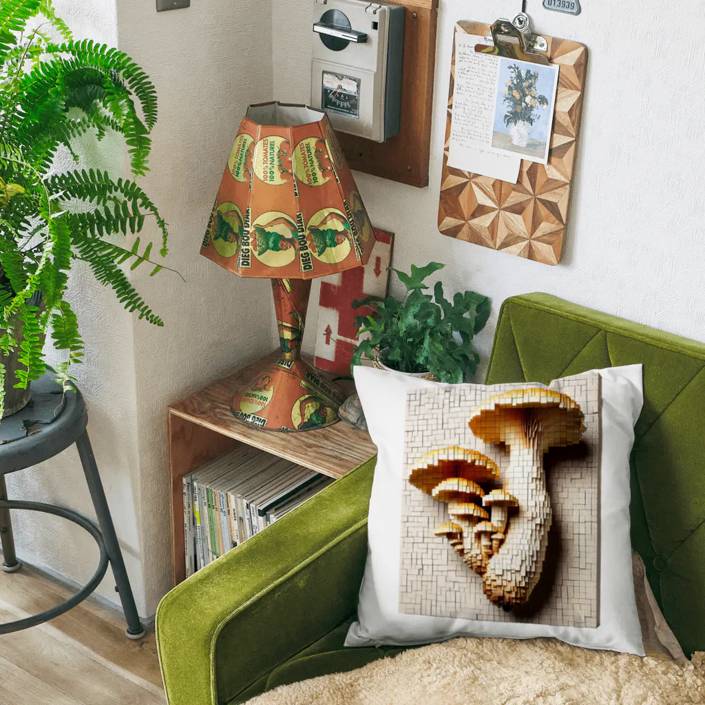 AI_DOEのキノコ生えてる Cushion