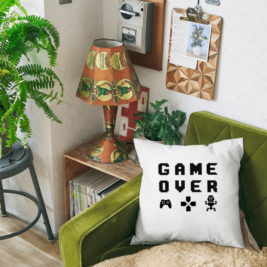 designerk　ＧＰのゲームオーバー　game over　GAME OVER Cushion