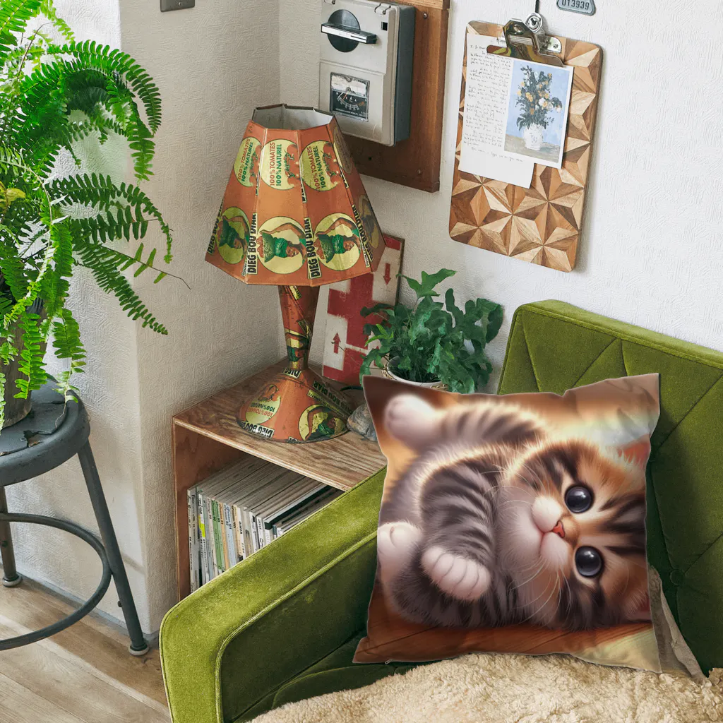 kangekiのころがりにゃんこ Cushion