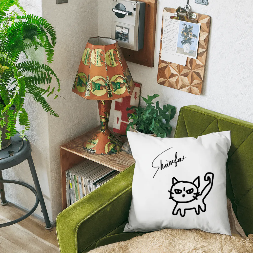 shuri-faのシュールな見てるねこ。 Cushion