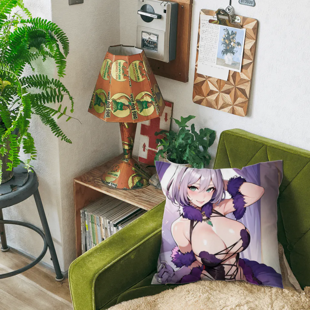 LONGSTONEの猫耳　美少女 Cushion